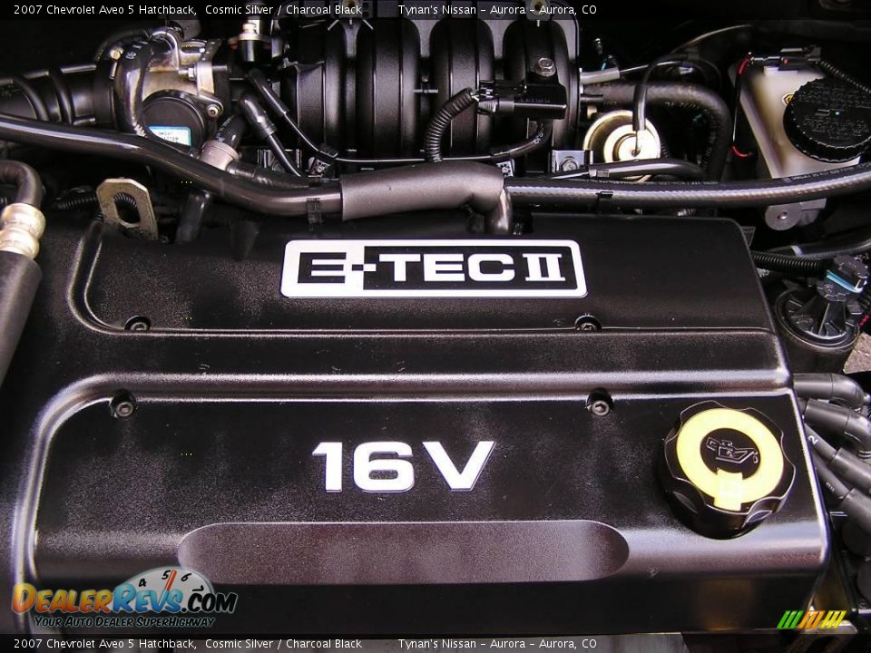2007 Chevrolet Aveo 5 Hatchback Cosmic Silver / Charcoal Black Photo #19
