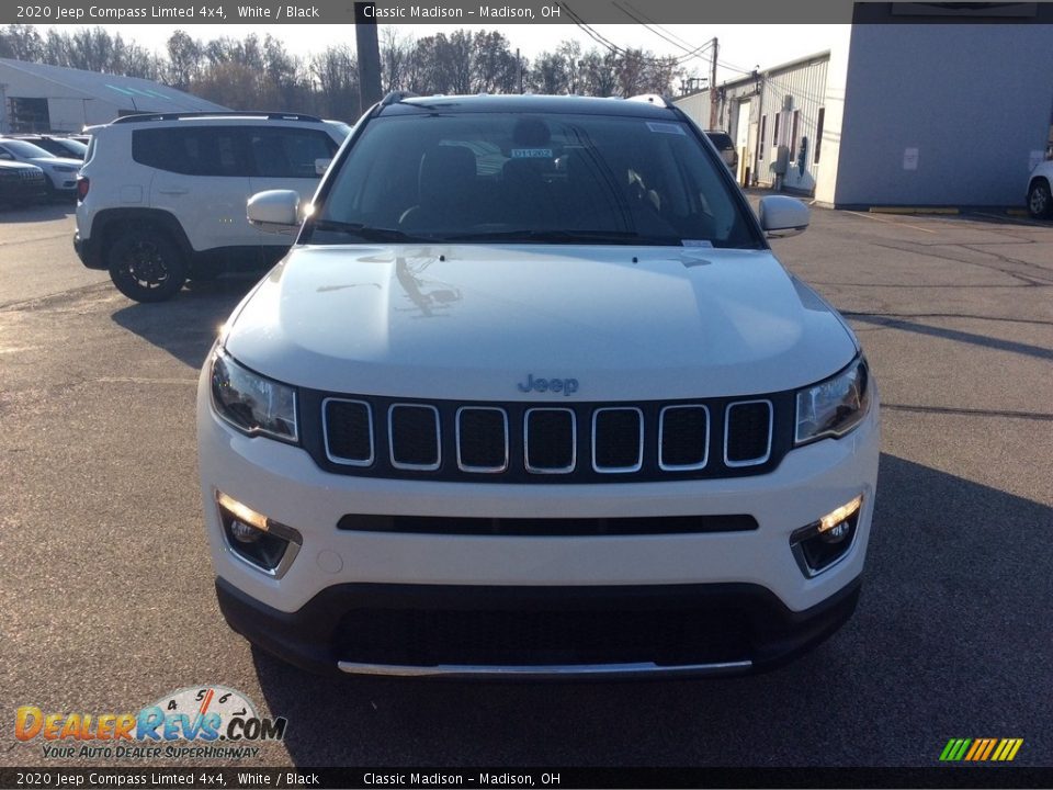2020 Jeep Compass Limted 4x4 White / Black Photo #4