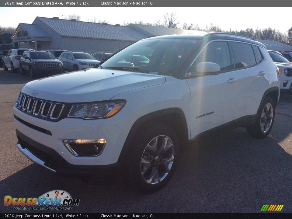 2020 Jeep Compass Limted 4x4 White / Black Photo #5
