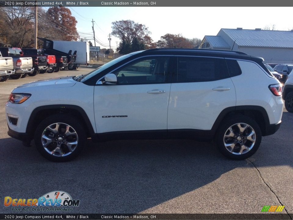 2020 Jeep Compass Limted 4x4 White / Black Photo #6