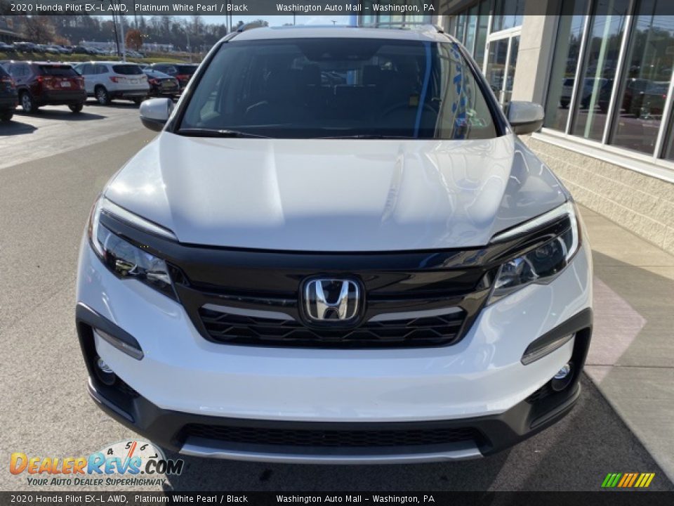2020 Honda Pilot EX-L AWD Platinum White Pearl / Black Photo #3