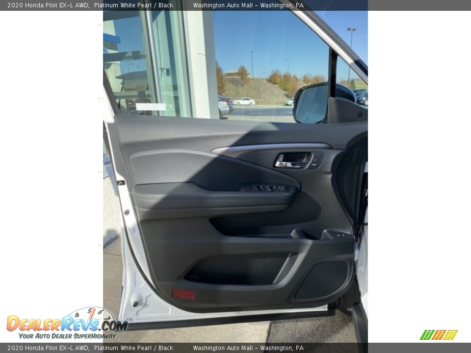 2020 Honda Pilot EX-L AWD Platinum White Pearl / Black Photo #10
