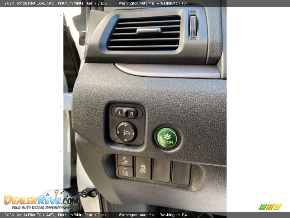 2020 Honda Pilot EX-L AWD Platinum White Pearl / Black Photo #12