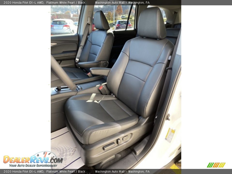 2020 Honda Pilot EX-L AWD Platinum White Pearl / Black Photo #14