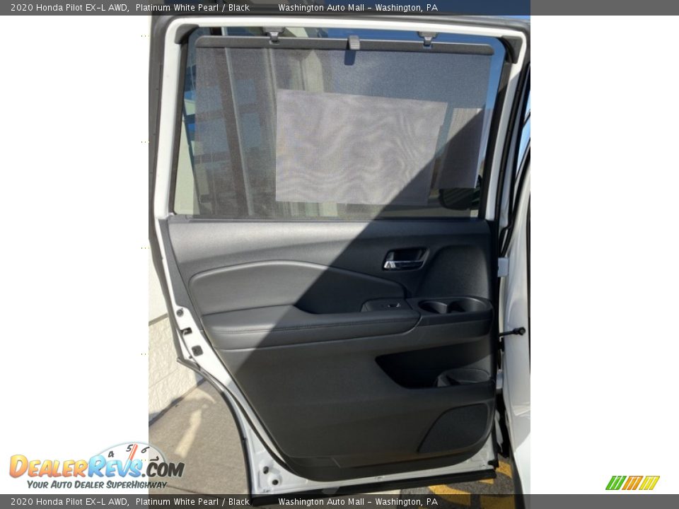 2020 Honda Pilot EX-L AWD Platinum White Pearl / Black Photo #17