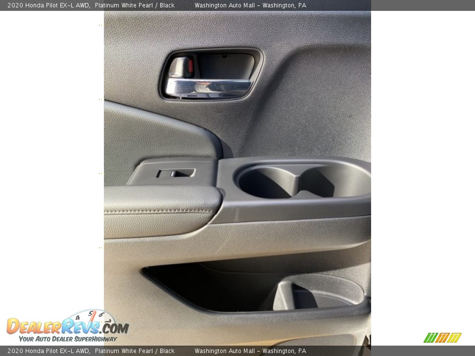 2020 Honda Pilot EX-L AWD Platinum White Pearl / Black Photo #18