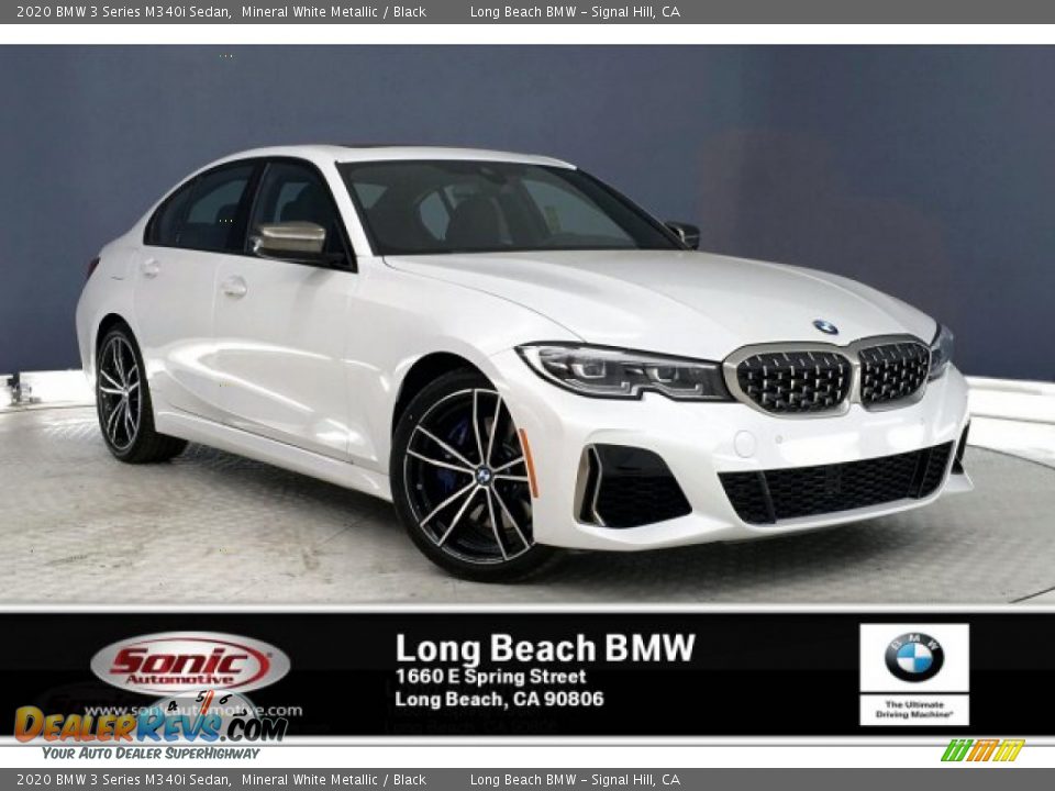 2020 BMW 3 Series M340i Sedan Mineral White Metallic / Black Photo #1