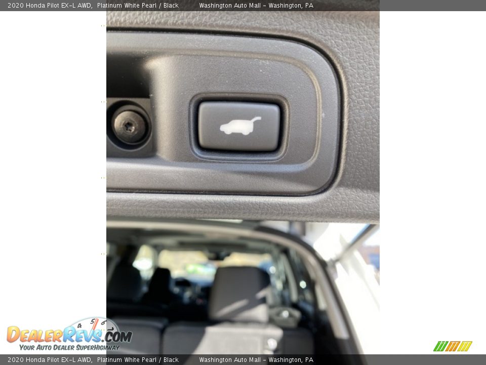 2020 Honda Pilot EX-L AWD Platinum White Pearl / Black Photo #25