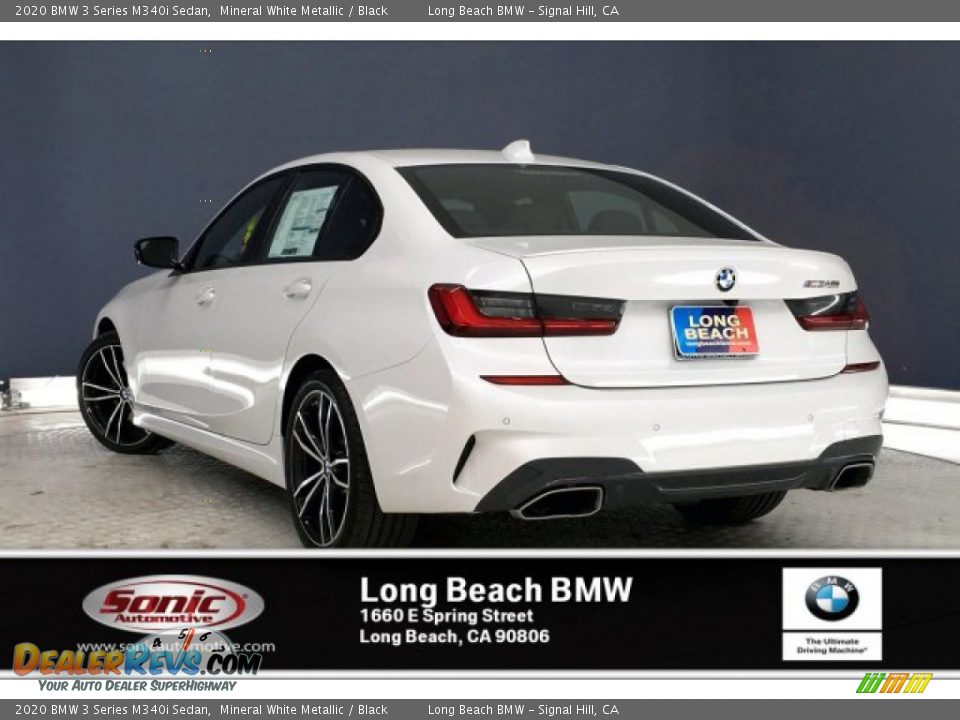 2020 BMW 3 Series M340i Sedan Mineral White Metallic / Black Photo #2