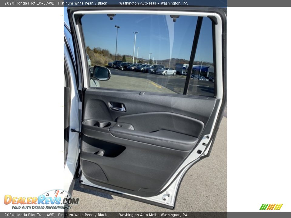 2020 Honda Pilot EX-L AWD Platinum White Pearl / Black Photo #27
