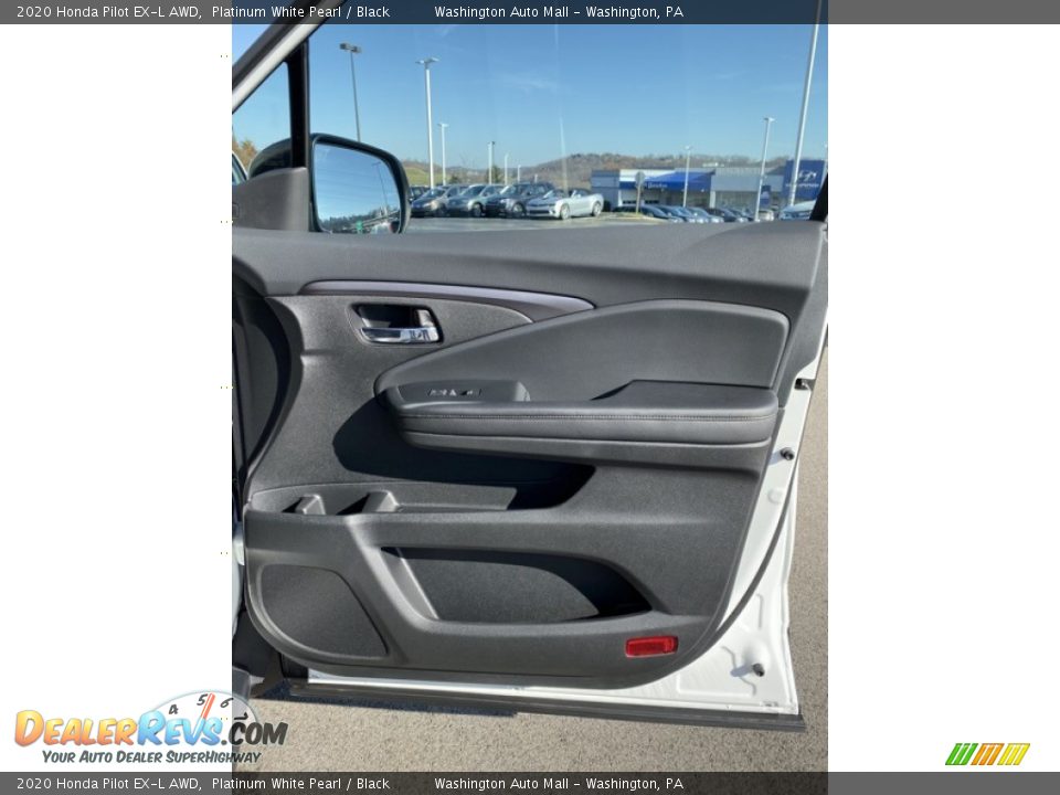 2020 Honda Pilot EX-L AWD Platinum White Pearl / Black Photo #32