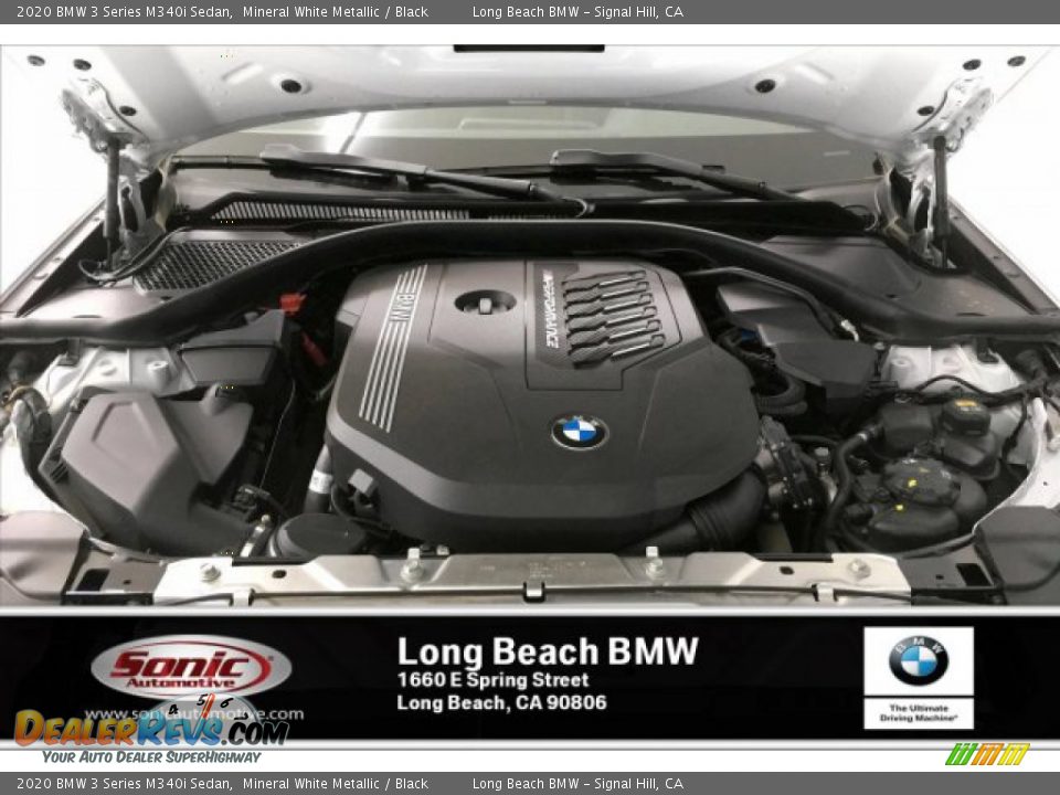 2020 BMW 3 Series M340i Sedan Mineral White Metallic / Black Photo #8