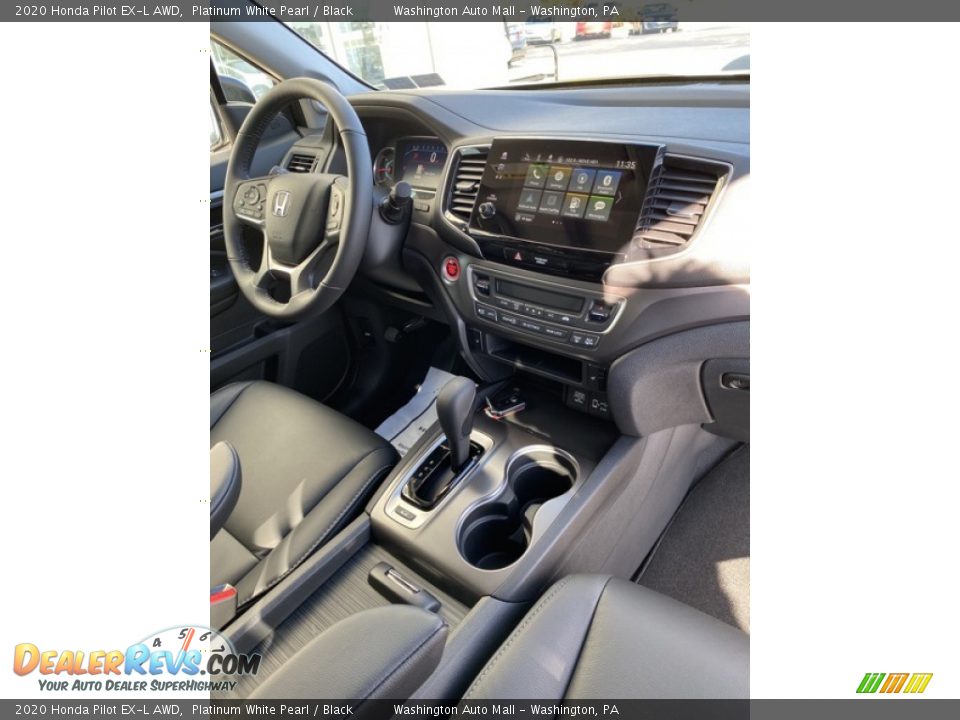 2020 Honda Pilot EX-L AWD Platinum White Pearl / Black Photo #34