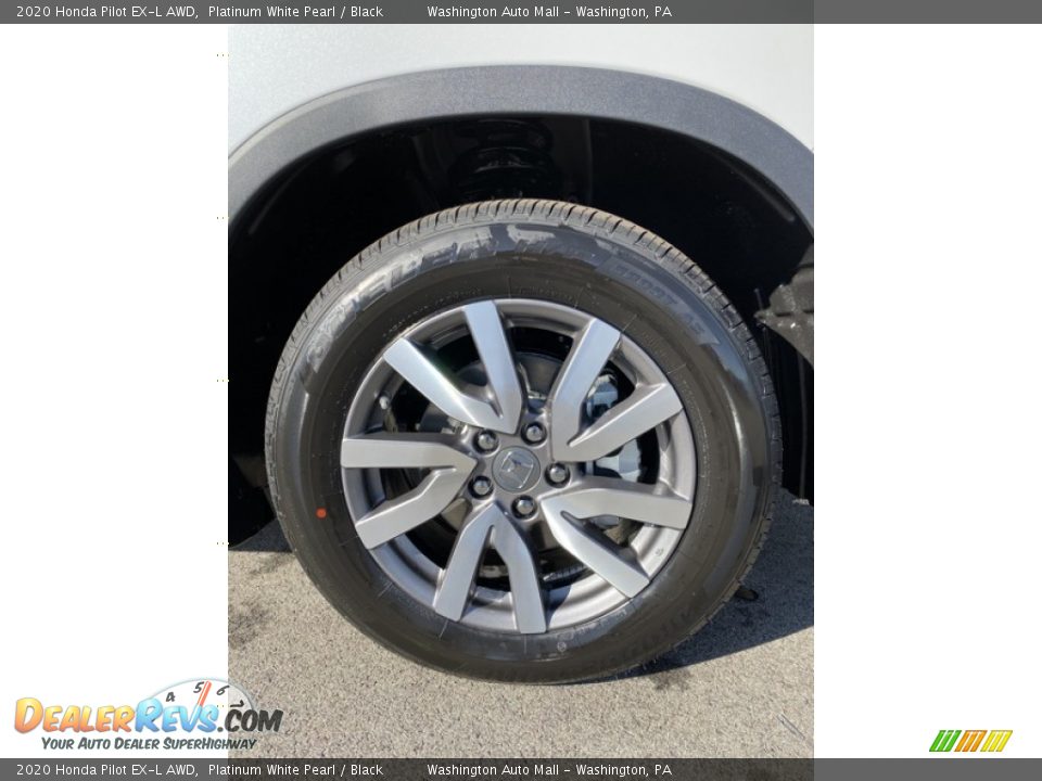 2020 Honda Pilot EX-L AWD Platinum White Pearl / Black Photo #36