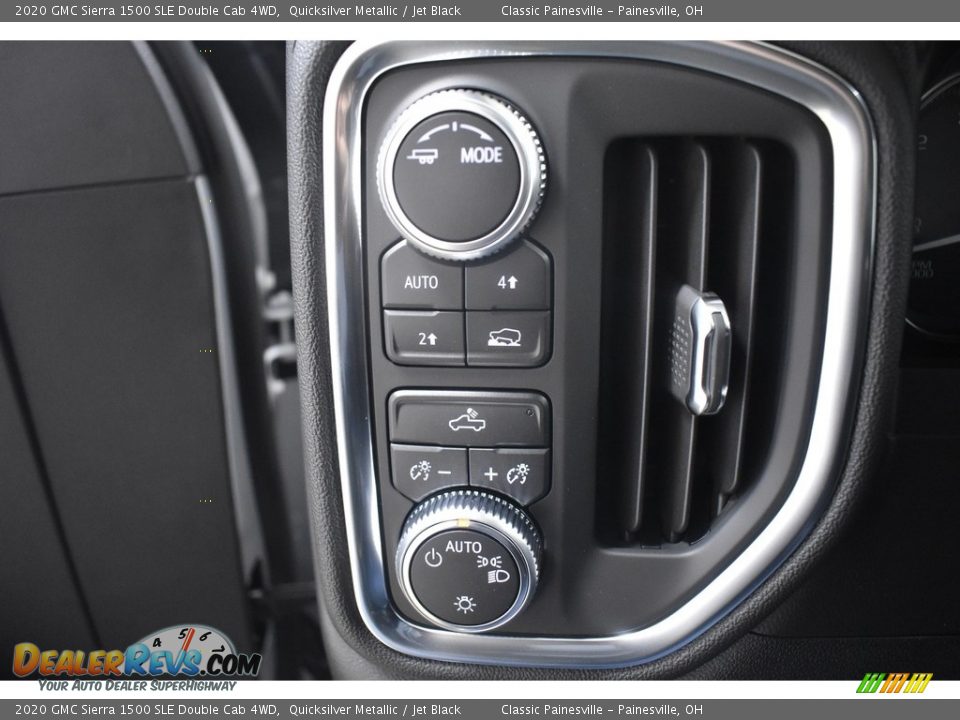 2020 GMC Sierra 1500 SLE Double Cab 4WD Quicksilver Metallic / Jet Black Photo #5