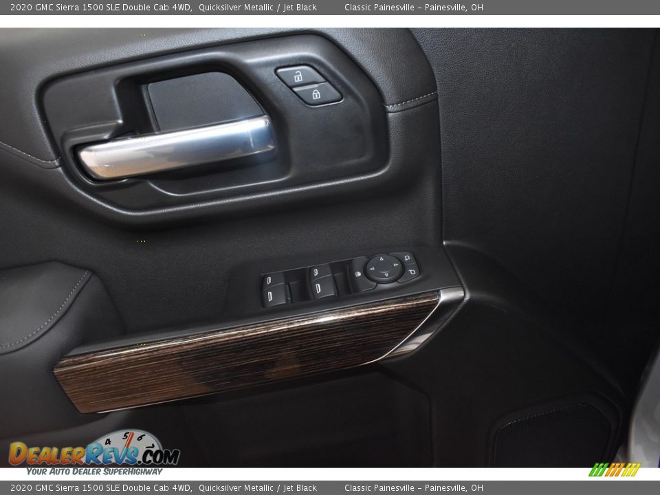 2020 GMC Sierra 1500 SLE Double Cab 4WD Quicksilver Metallic / Jet Black Photo #6