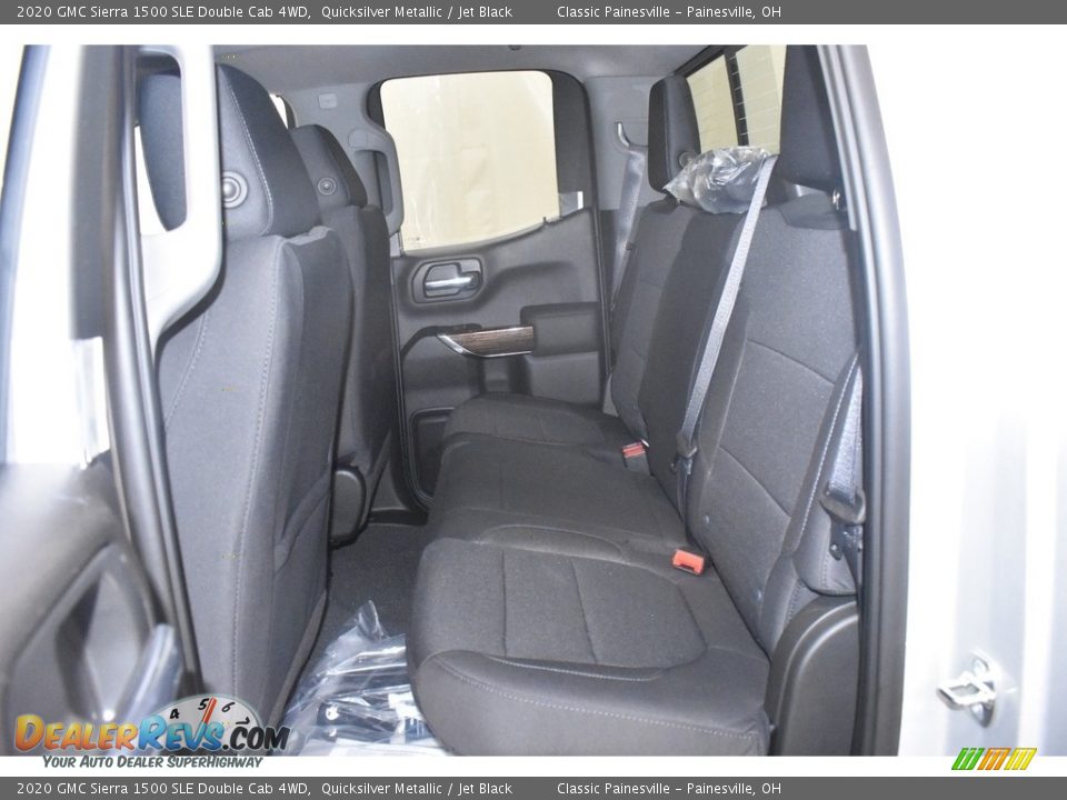 2020 GMC Sierra 1500 SLE Double Cab 4WD Quicksilver Metallic / Jet Black Photo #8