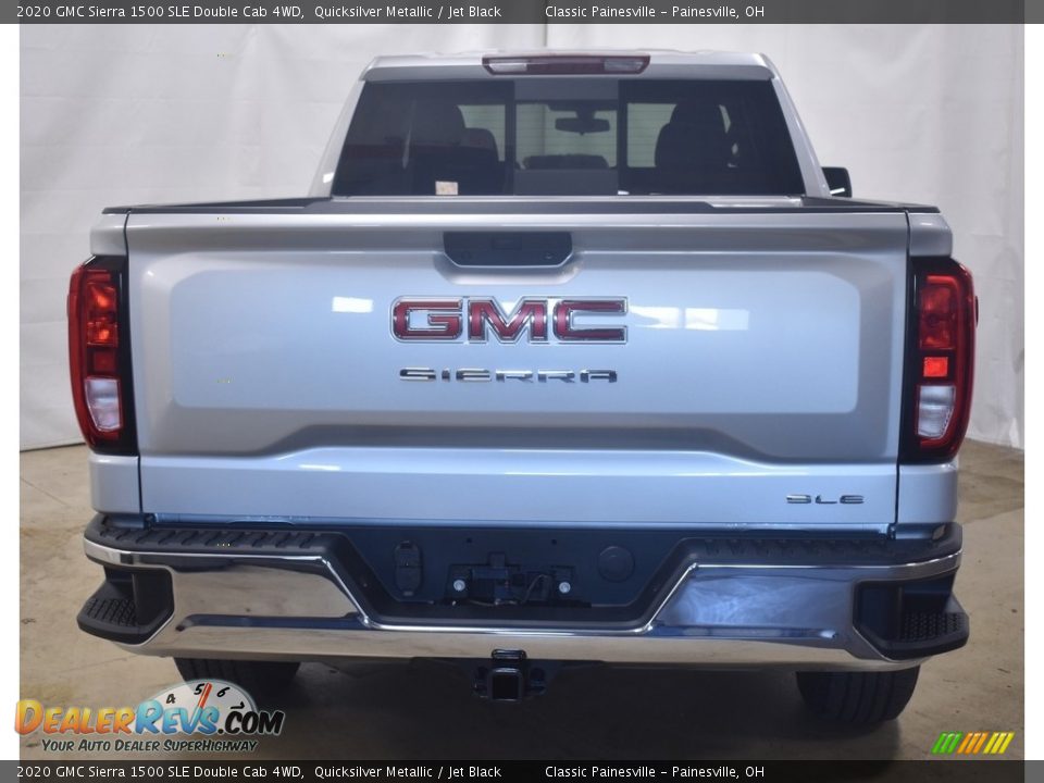 2020 GMC Sierra 1500 SLE Double Cab 4WD Quicksilver Metallic / Jet Black Photo #9