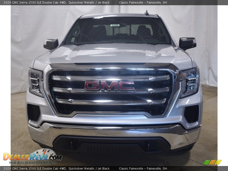2020 GMC Sierra 1500 SLE Double Cab 4WD Quicksilver Metallic / Jet Black Photo #11