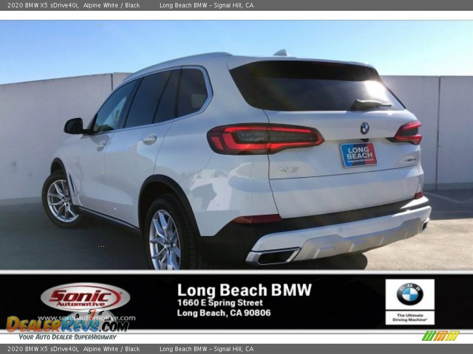 2020 BMW X5 sDrive40i Alpine White / Black Photo #2