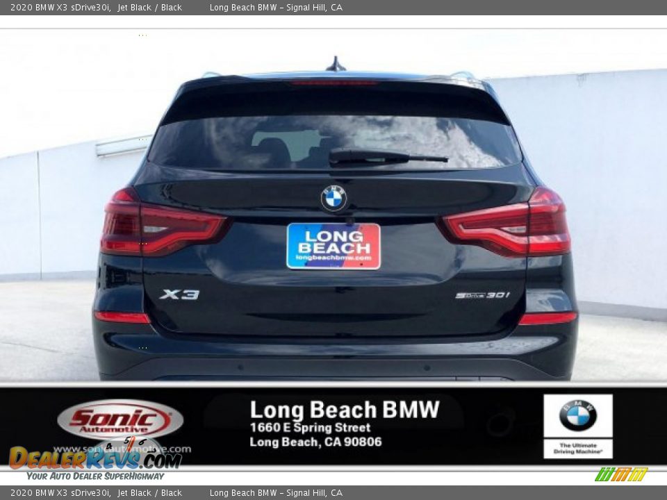 2020 BMW X3 sDrive30i Jet Black / Black Photo #3