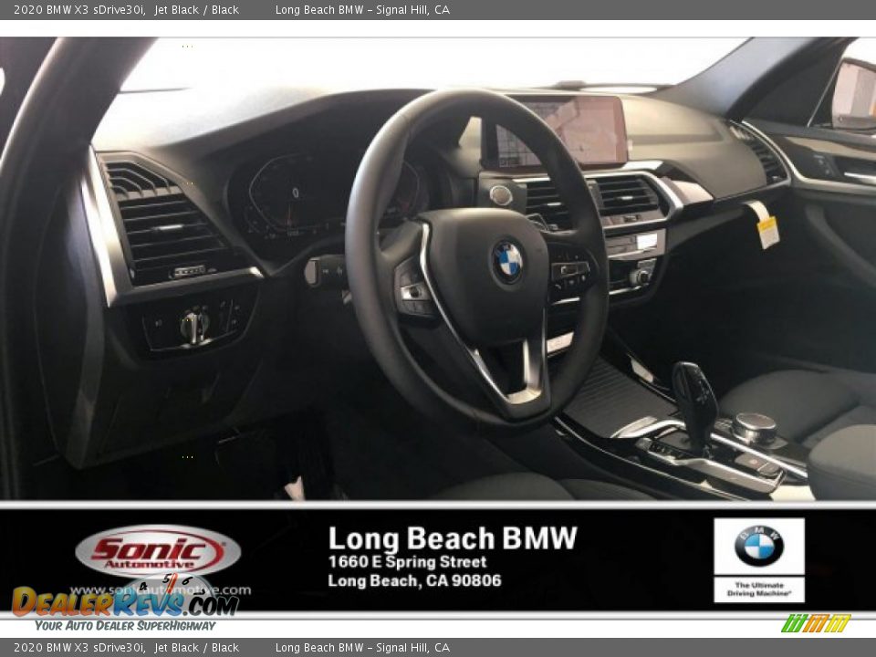 2020 BMW X3 sDrive30i Jet Black / Black Photo #4