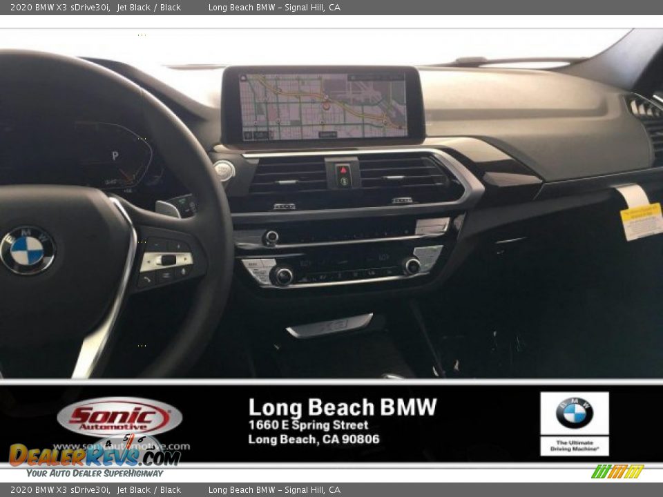 2020 BMW X3 sDrive30i Jet Black / Black Photo #5