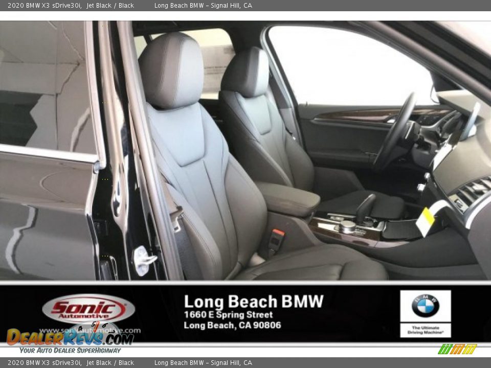 2020 BMW X3 sDrive30i Jet Black / Black Photo #7