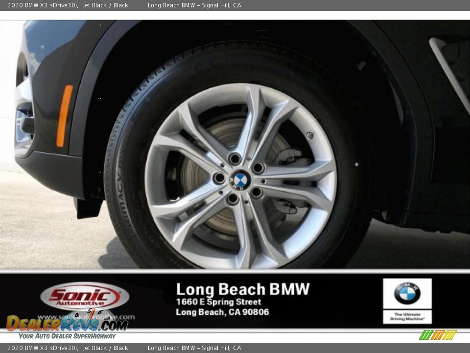 2020 BMW X3 sDrive30i Jet Black / Black Photo #9