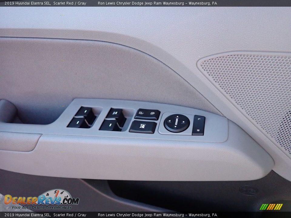 2019 Hyundai Elantra SEL Scarlet Red / Gray Photo #19