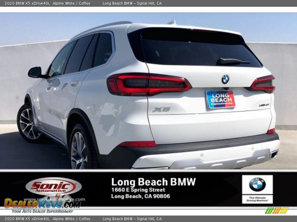 2020 BMW X5 xDrive40i Alpine White / Coffee Photo #2
