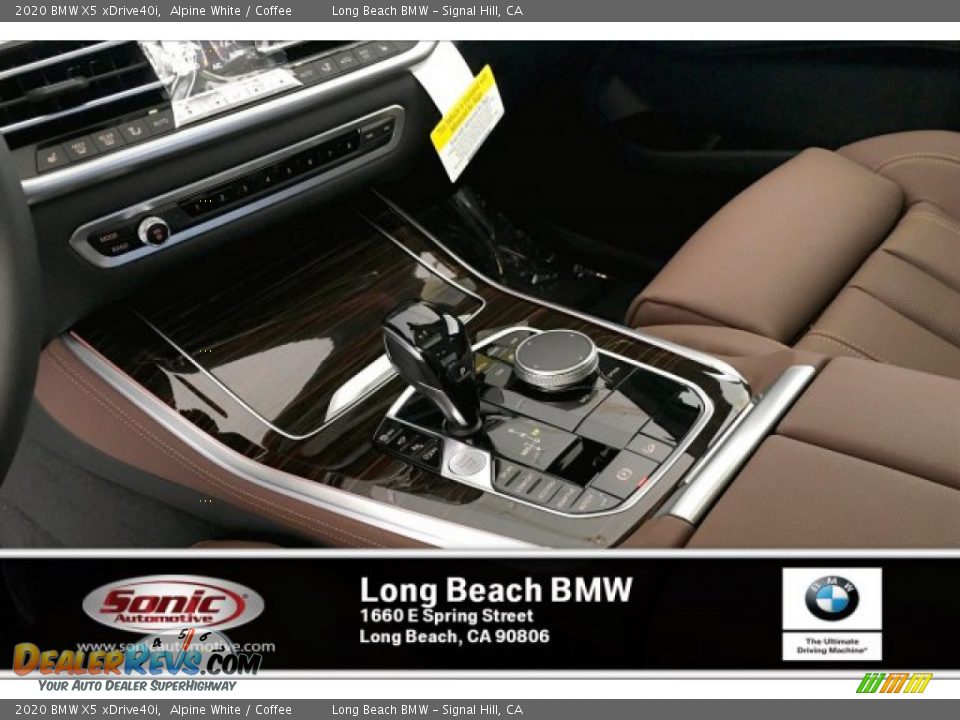 2020 BMW X5 xDrive40i Alpine White / Coffee Photo #6