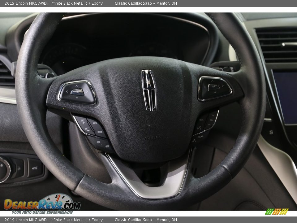 2019 Lincoln MKC AWD Infinite Black Metallic / Ebony Photo #8