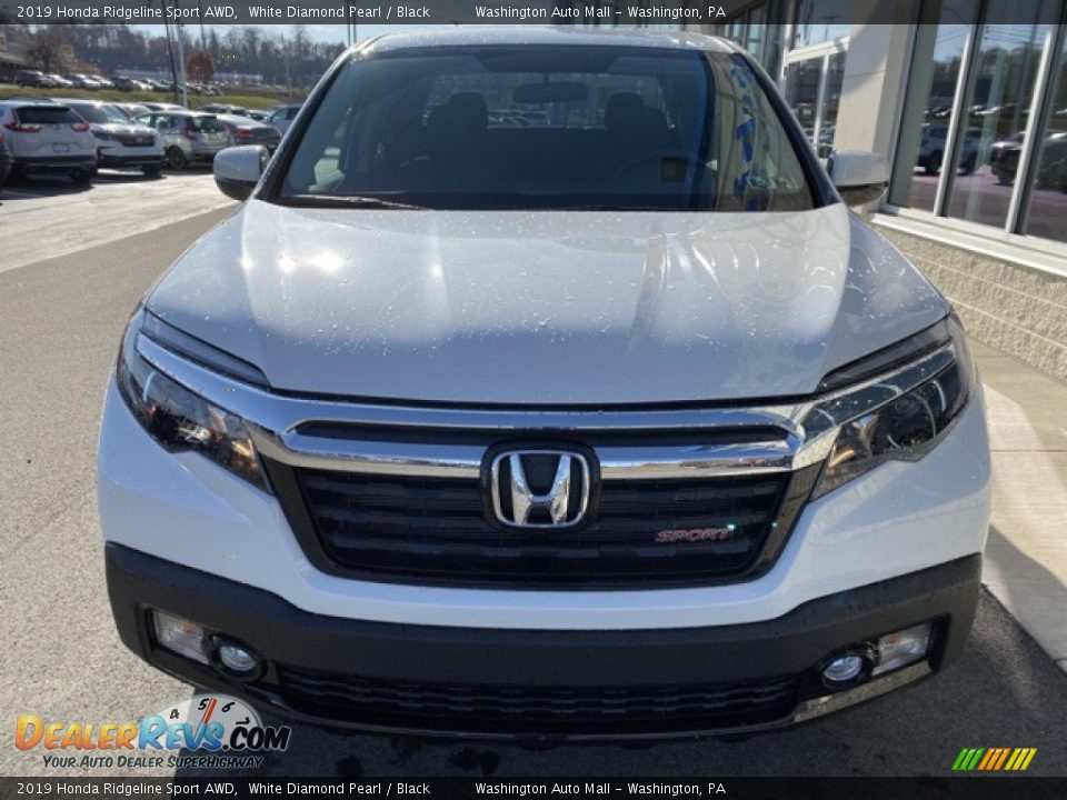 2019 Honda Ridgeline Sport AWD White Diamond Pearl / Black Photo #3