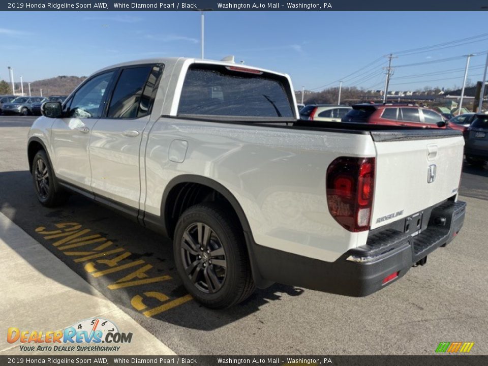 2019 Honda Ridgeline Sport AWD White Diamond Pearl / Black Photo #5