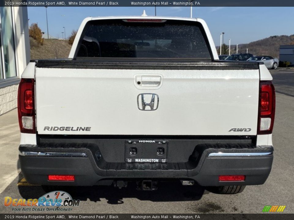 2019 Honda Ridgeline Sport AWD White Diamond Pearl / Black Photo #6