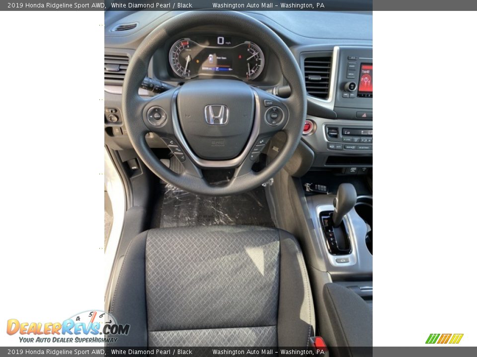 2019 Honda Ridgeline Sport AWD White Diamond Pearl / Black Photo #13