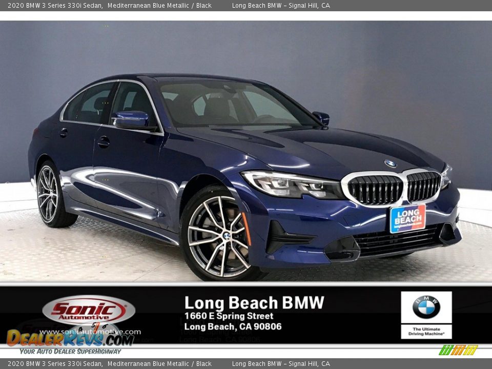 2020 BMW 3 Series 330i Sedan Mediterranean Blue Metallic / Black Photo #1