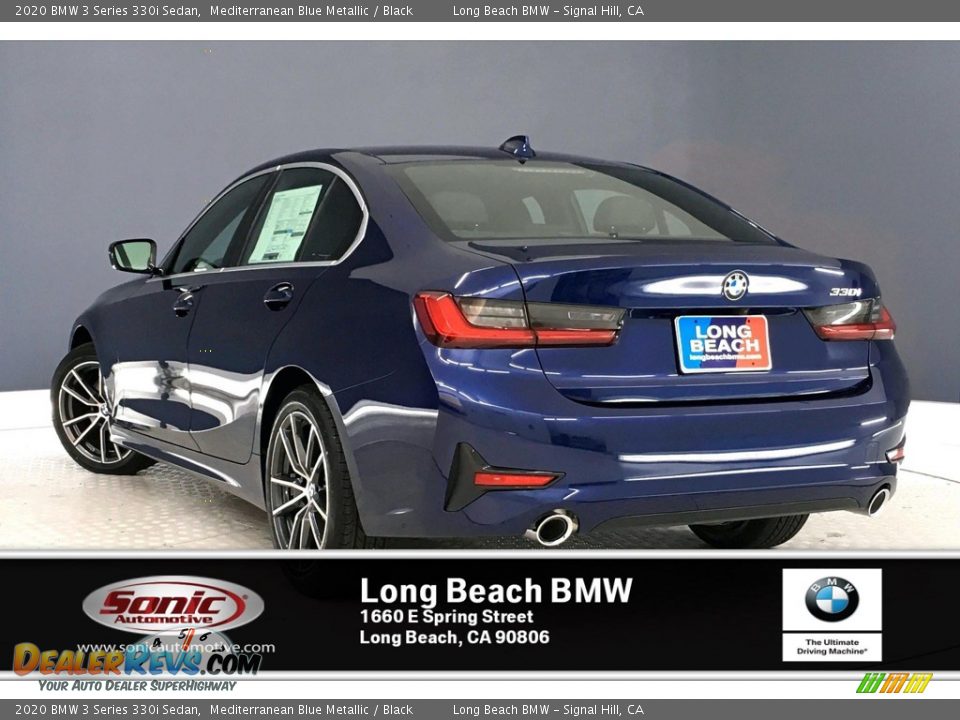 2020 BMW 3 Series 330i Sedan Mediterranean Blue Metallic / Black Photo #2