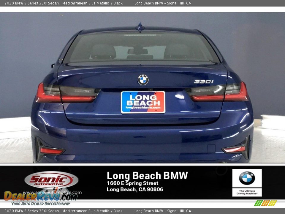 2020 BMW 3 Series 330i Sedan Mediterranean Blue Metallic / Black Photo #3