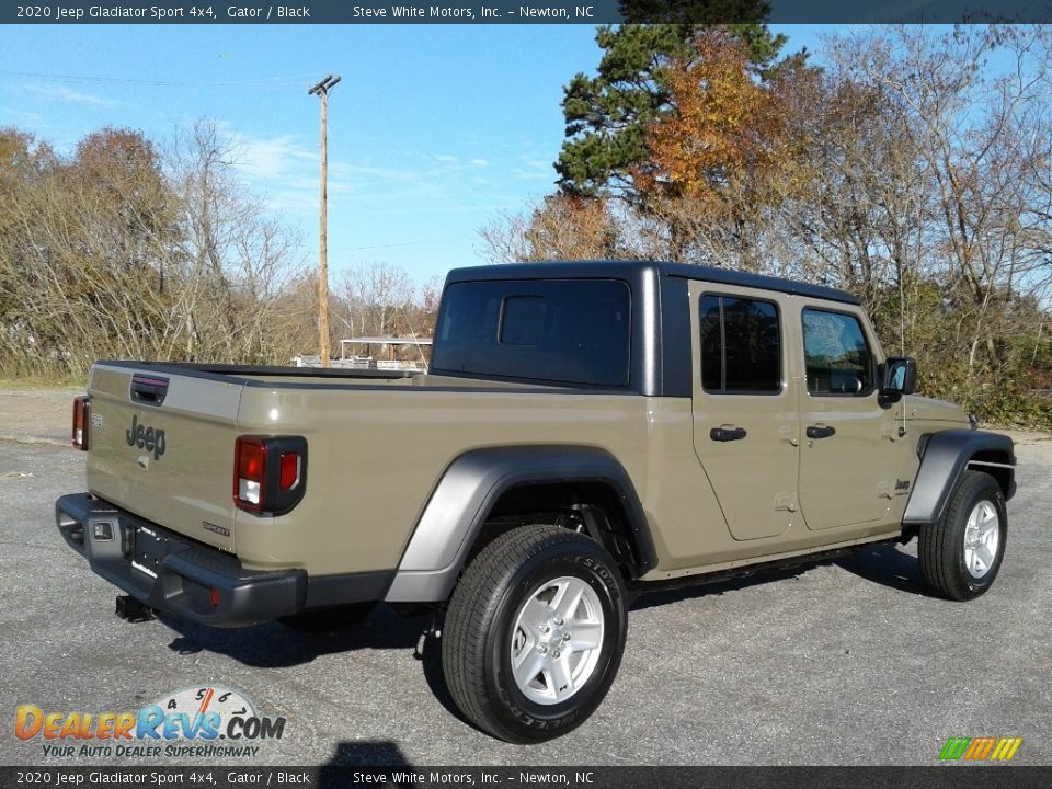 2020 Jeep Gladiator Sport 4x4 Gator / Black Photo #6