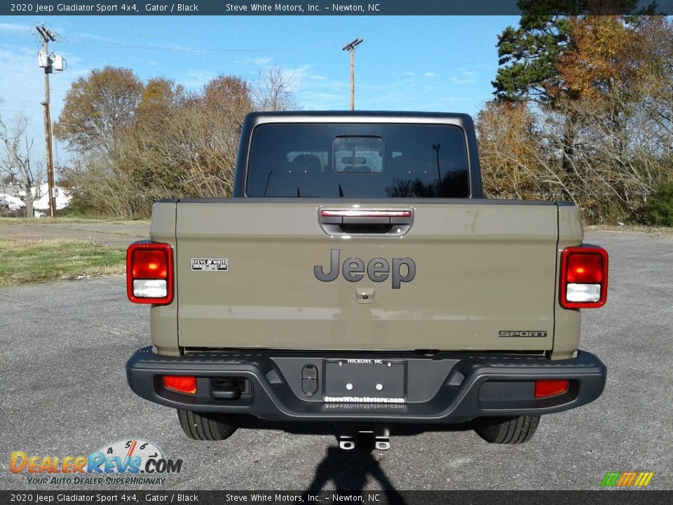 2020 Jeep Gladiator Sport 4x4 Gator / Black Photo #7