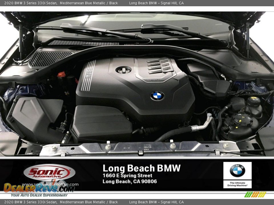 2020 BMW 3 Series 330i Sedan Mediterranean Blue Metallic / Black Photo #8