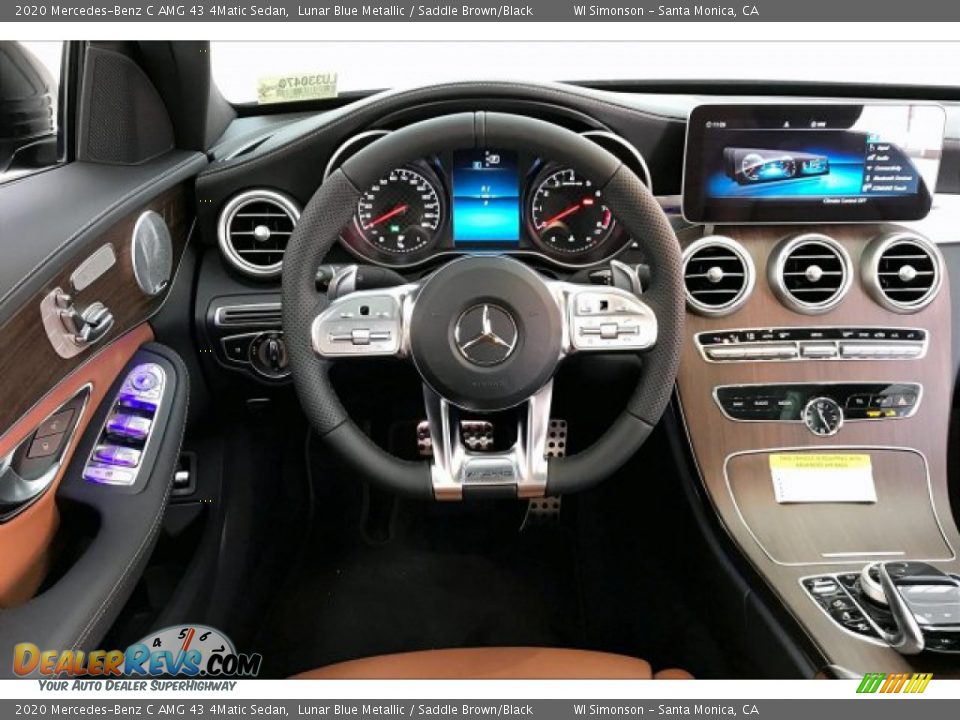 Dashboard of 2020 Mercedes-Benz C AMG 43 4Matic Sedan Photo #4