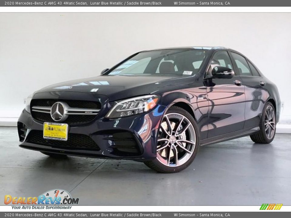 Front 3/4 View of 2020 Mercedes-Benz C AMG 43 4Matic Sedan Photo #12