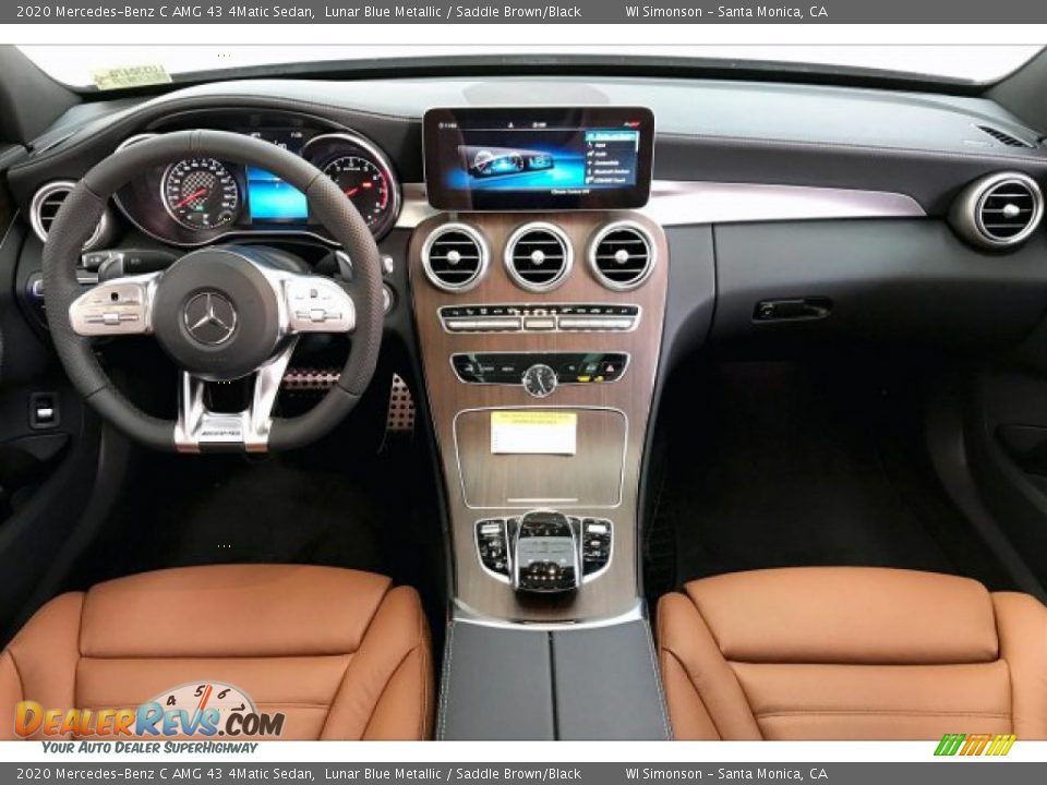 Dashboard of 2020 Mercedes-Benz C AMG 43 4Matic Sedan Photo #17