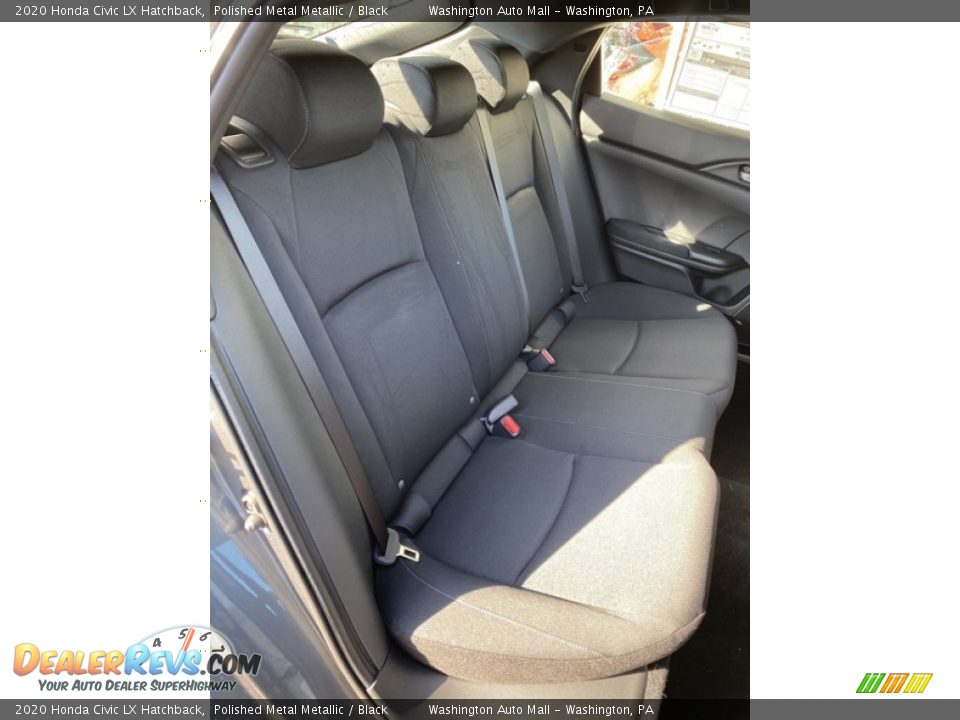 2020 Honda Civic LX Hatchback Polished Metal Metallic / Black Photo #23
