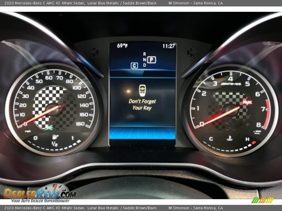 2020 Mercedes-Benz C AMG 43 4Matic Sedan Gauges Photo #20