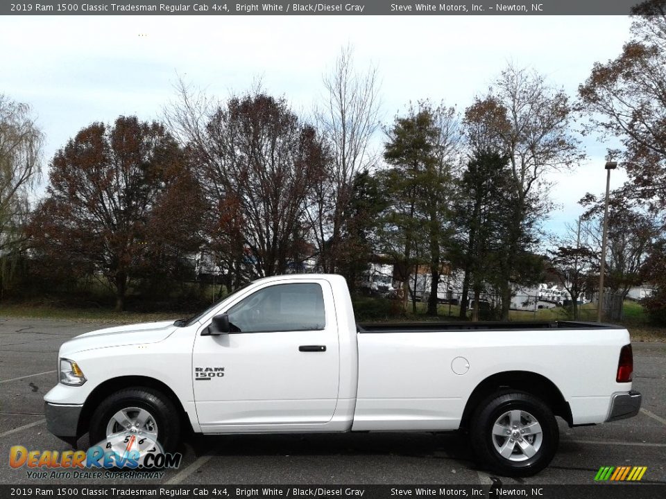 2019 Ram 1500 Classic Tradesman Regular Cab 4x4 Bright White / Black/Diesel Gray Photo #1