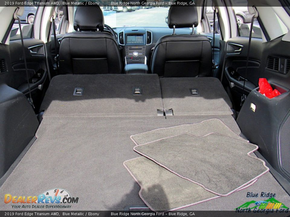 2019 Ford Edge Titanium AWD Blue Metallic / Ebony Photo #14